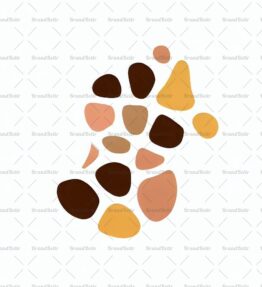 Abstrakte Giraffenflecken